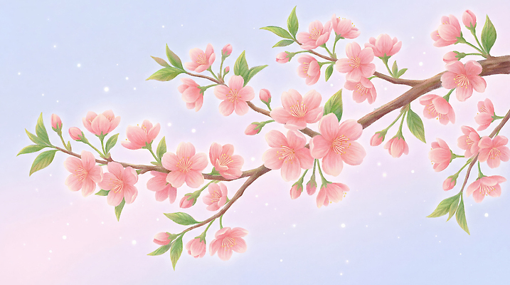 JPG 식물 사계절 계절 열매 꽃잎 꽃 분홍색 백그라운드 잎 일러스트 자연 풍경 봄 벚꽃 식물원 파스텔 목련 가지치기 만개 뷰티풀 국내일러스트 AI일러스트 AI콘텐츠 컬러 학용품 생태계 원예 파일형식