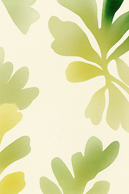 JPG 모양 식물 디자인 예술 컬러 백그라운드 잎 패턴 일러스트 자연 수채화 그래픽 장식 인테리어 감각 뷰티풀 창의성 국내일러스트 AI일러스트 AI콘텐츠 무늬 생태계 파일형식