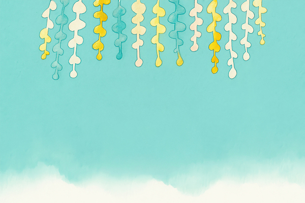 JPG 모양 디자인 꽃 예술 컬러 백그라운드 패턴 일러스트 자연 수채화 장식 파란색 노란색 물감 꿈 흰색 그림 뷰티풀 국내일러스트 AI일러스트 AI콘텐츠 식물 무늬 미술도구 생태계 파일형식