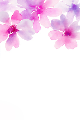 JPG 디자인 꽃잎 꽃 예술 분홍색 컬러 백그라운드 패턴 일러스트 자연 생명 수채화 장식 보라색 흰색 혼합 그림 부드러움 뷰티풀 국내일러스트 식물 무늬 감각 생태계 파일형식