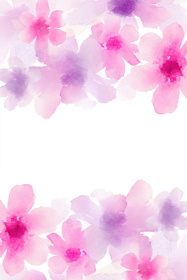 JPG 디자인 계절 꽃 예술 분홍색 컬러 꽃다발 백그라운드 패턴 일러스트 자연 수채화 장식 보라색 봄 그림 원예 화사함 뷰티풀 국내일러스트 식물 컨셉 무늬 취미 생태계 파일형식