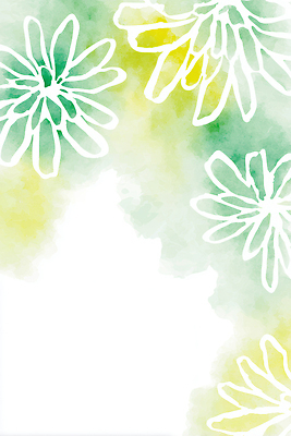 JPG 모양 식물 디자인 꽃 예술 컬러 백그라운드 일러스트 상상 자연 추상 수채화 초록색 노란색 꽃집 그림 색채 창의성 국내일러스트 AI일러스트 AI콘텐츠 무늬 상점 생태계 파일형식