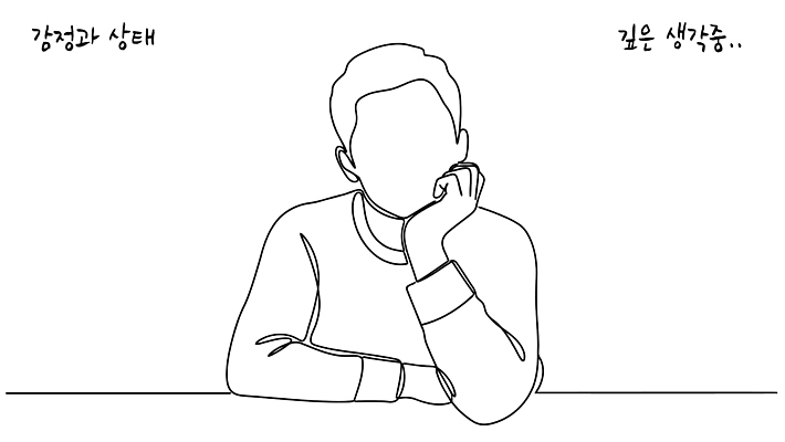 손 감정 예술 선 포즈 생각 라인일러스트 일러스트 상상 경고 사람 표현 드로잉 턱 상상력 평면 국내일러스트 AI파일 미술 신체부위 파일형식 벡터