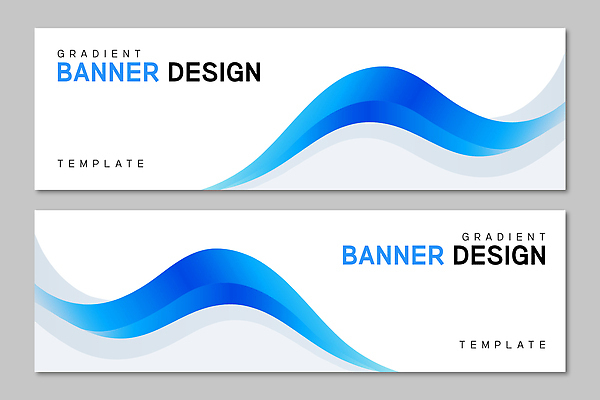 모양 템플릿 디자인 배너 배너템플릿 가로배너 물결 컬러 백그라운드 파란색 디지털 공간 비율 배너세트 그라디언트 AI파일 가로 세트 파일형식 벡터