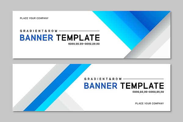 템플릿 디자인 배너 배너템플릿 가로배너 컬러 그래픽 스크린 줄무늬 공간 알림 구성 예시 배너세트 그라디언트 AI파일 무늬 가로 세트 파일형식 벡터