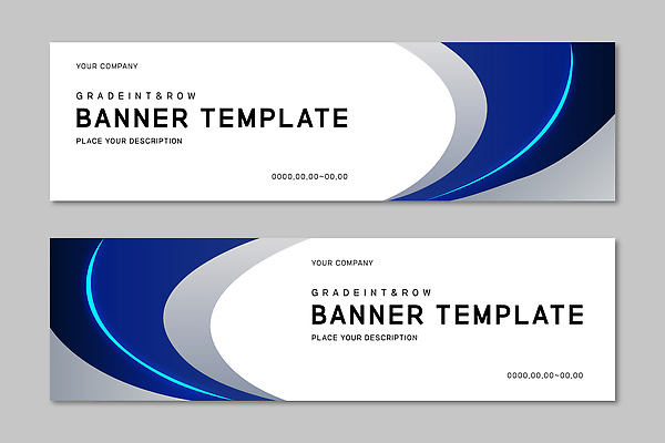 템플릿 디자인 배너 배너템플릿 가로배너 백그라운드 비즈니스 텍스트 그래픽 파란색 흰색 알림 마케팅 예시 배너세트 사용자 AI파일 컬러 가로 세트 파일형식 벡터