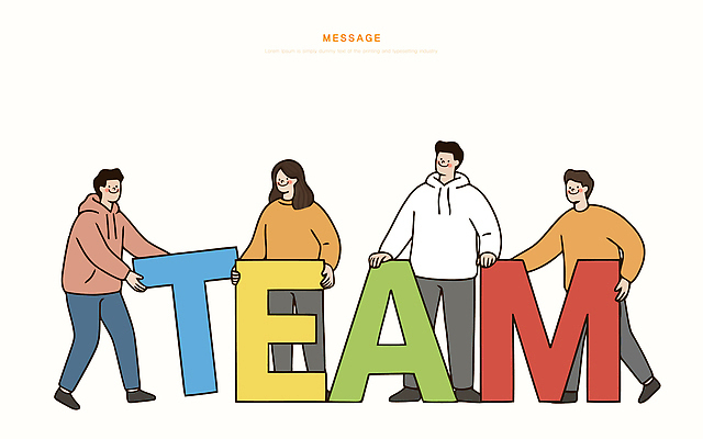 문자 교육 컬러 일러스트 모션 협력 함께함 사람 이벤트 친구 작업 메시지 계획 동료 즐거움 소통 공동체 상호작용 국내일러스트 AI파일 감정 컨셉 관계 파일형식 벡터