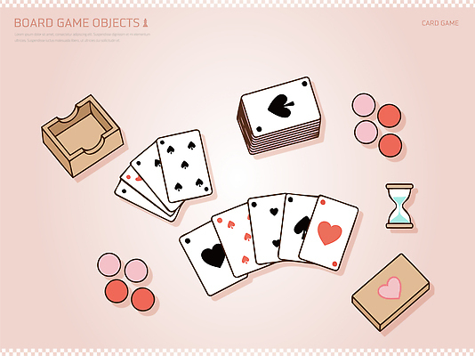 스포츠 컬러 일러스트 모션 놀이 탁자 취미 친구 사각형 게임 시간 모래시계 마름모 보드게임 지퍼백 국내일러스트 AI파일 도형 모래 시계 가구 관계 패키지 파일형식 벡터