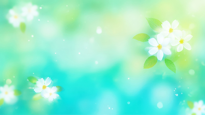 JPG 식물 꽃잎 꽃 컬러 백그라운드 잎 일러스트 자연 나뭇잎 풍경 파란색 빛 평화 봄 흰색 화사함 뷰티풀 순간 국내일러스트 AI일러스트 AI콘텐츠 계절 컨셉 생태계 파일형식