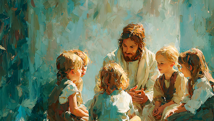 JPG 교육 감정 종교 예술 백그라운드 일러스트 커뮤니케이션 이야기 대화 사랑 듣기 만남 교양 표현 예수 연결 그림 장면 소통 국내일러스트 AI일러스트 AI콘텐츠 컨셉 모션 말하기 신_종교 파일형식