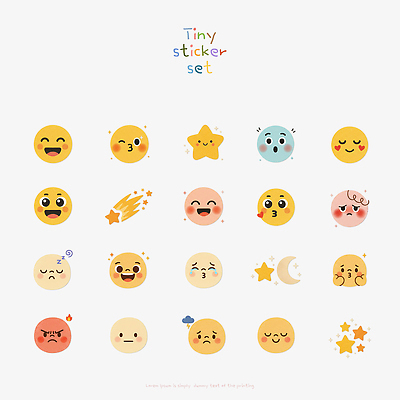 PSD 캐릭터 디자인 감정 컬러 스티커 일러스트 표정 선물 그래픽 쇼핑 유행 표현 만들기 심플 이미지 창작 이모지 국내일러스트 모션 파일형식