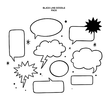 디자인 선 말풍선 스티커 패턴 라인일러스트 일러스트 아이디어 대화 설명 그래픽 장식 연필 표현 낙서 스케치 드로잉 스포트라이트 소통 창작 국내일러스트 AI파일 컨셉 무늬 모션 학용품 말하기 미술 필기구 파일형식 벡터
