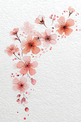 JPG 식물 디자인 꽃잎 꽃 예술 벽 분홍색 컬러 잎 일러스트 자연 수채화 미술 장식 원형 꽃집 그림 화사함 뷰티풀 국내일러스트 도형 컨셉 문화예술 상점 생태계 파일형식