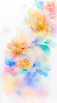 JPG 모양 디자인 꽃 예술 컬러 백그라운드 일러스트 자연 수채화 물감 봄 표현 그림 부드러움 감성 뷰티풀 창의성 국내일러스트 AI일러스트 AI콘텐츠 식물 계절 컨셉 미술도구 감각 생태계 파일형식