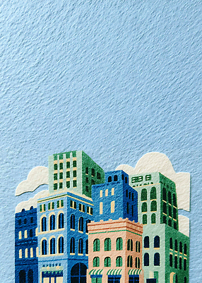건축물 컬러 파일형식 건물 그림 하늘 파란색 도시 건축 예술 거리 백그라운드 디자인 조화 대칭 레이아웃 창문 JPG 국내일러스트 일러스트