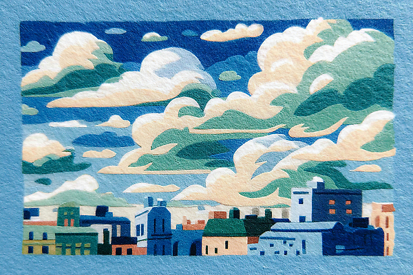 건축물 컬러 컨셉 파란색 파일형식 도시 하늘 건물 풍경 모양 그림 하늘색 거리 구역 예술 창조 디자인 환경 대기 풍요 JPG 국내일러스트 일러스트