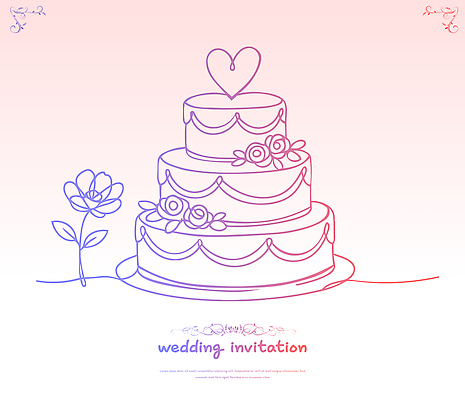 디자인 기념일 꽃 결혼 라인일러스트 일러스트 결혼식 선물 사랑 이벤트 그래픽 장식 파티 케이크 화환 하트 축하 초대장 초대 층 국내일러스트 AI파일 모양 식물 감정 컨셉 디저트 카드_감사 파일형식 벡터