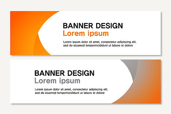 템플릿 디자인 배너 배너템플릿 백그라운드 텍스트 도안 그래픽 주황색 회색 알림 마케팅 시각디자인 예시 조합 AI파일 컬러 파일형식 벡터