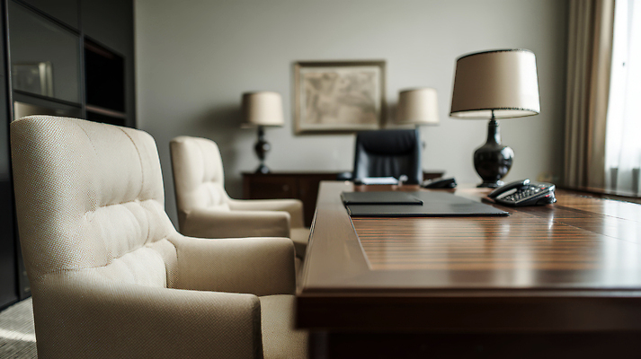 JPG 편집이미지 디자인 가구 의자 창문 회의 조명 내부 빛 사무실 공간 업무 편안함 전화기 책상 문서 편집실사 AI포토 AI콘텐츠 생활용품 비즈니스 작업 감각 CG 파일형식