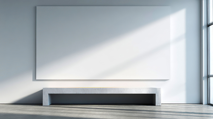 JPG 편집이미지 디자인 예술 벤치 창문 조명 바닥 실내 벽면 햇빛 공간 회색 모던 그림 먼지 편집실사 AI포토 AI콘텐츠 벽 컬러 의자 내부 태양 CG 파일형식