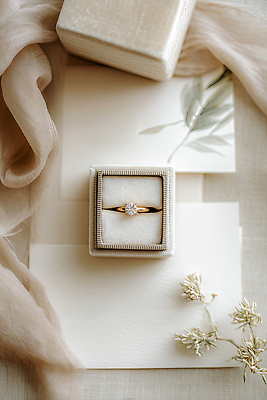 JPG 편집이미지 신랑 결혼 비즈니스 결혼식 장식 상자 촬영 반지 상차림 오브젝트 결혼반지 카피스페이스 편집실사 AI포토 AI콘텐츠 장신구 이벤트 공백 CG 파일형식