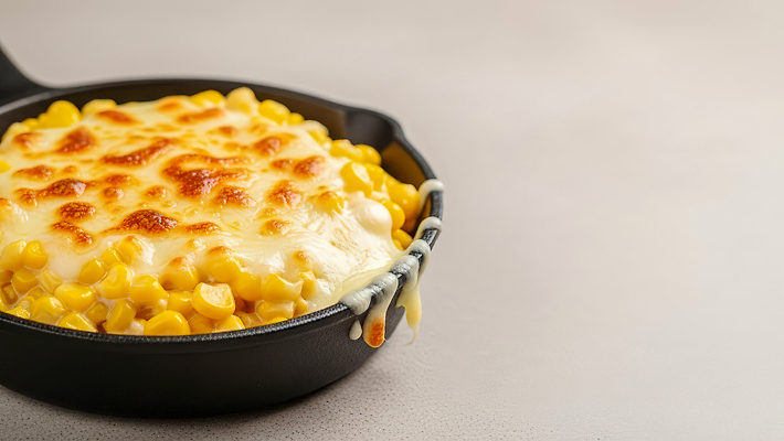 JPG 편집이미지 음식 채소 재료 디저트 치즈 옥수수 요리 갈색 주방 편집실사 AI포토 AI콘텐츠 녹이기 콘치즈 컬러 모션 유제품 곡류 CG 파일형식