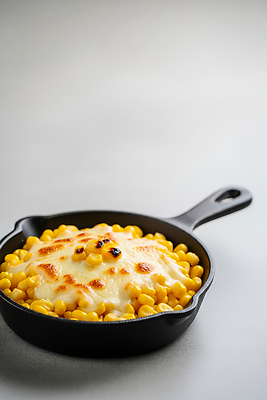 JPG 편집이미지 접시 한식 재료 디저트 치즈 따뜻함 옥수수 요리 식사 금색 맛 크림 편집실사 AI포토 AI콘텐츠 콘치즈 식기 음식 컬러 컨셉 유제품 곡류 CG 파일형식