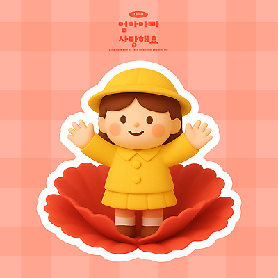 식물 교육 꽃 감정 어린이 미술 사람 3D 5월 파일형식 즐거움 표정 조형물 장난감 캐릭터 핸드메이드 디자인 편집3D 편집이미지 PSD 카네이션 유치원생 유치원 가정의달