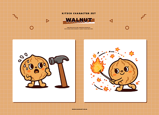 캐릭터 손 디자인 감정 컬러 일러스트 불 아이디어 그래픽 놀람 표현 망치 무서움 즐거움 호두 이미지 장면 화롯불 일러캐릭터 AI파일 자연요소 컨셉 표정 신체부위 견과류 공구 파일형식 벡터