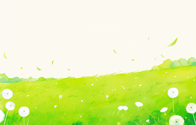 JPG 식물 꽃 잎 일러스트 자연 생명 바람 풍경 잔디 초원 일상 초록색 여름 햇빛 환경 고요 봄 자유 대기 시간 민들레 민들레홀씨 국내일러스트 AI일러스트 AI콘텐츠 자연요소 계절 컬러 컨셉 날씨 라이프 태양 생태계 파일형식