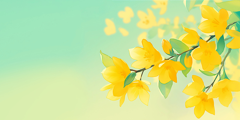 JPG 나무 식물 꽃 컬러 백그라운드 잎 일러스트 자연 생명 일상 장식 햇빛 노란색 정원 봄 감상 개나리 뷰티풀 테마 국내일러스트 AI일러스트 AI콘텐츠 계절 라이프 태양 생태계 파일형식