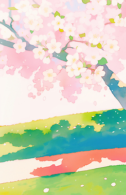 JPG 나무 공원 꽃 컬러 일러스트 자연 생명 천사 풍경 여러명 햇빛 소풍 봄 벚꽃 시간 즐거움 뷰티풀 국내일러스트 AI일러스트 AI콘텐츠 식물 계절 공공시설 감정 다수 사람 태양 야외활동 생태계 파일형식