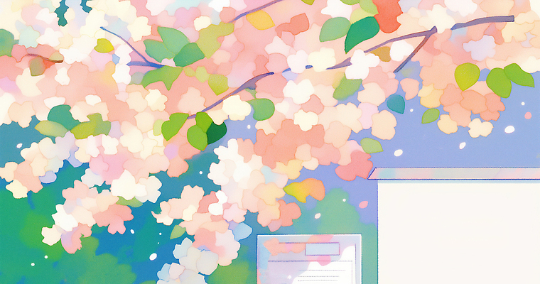 나무 식물 계절 컬러 비즈니스 라이프 사무용품 감각 생태계 파일형식 봄 꽃 분홍색 하늘 자연 일상 서류판 잎 만개 나뭇가지 풍경 사무실 작업 창의성 그림 편안함 국내일러스트 일러스트 JPG