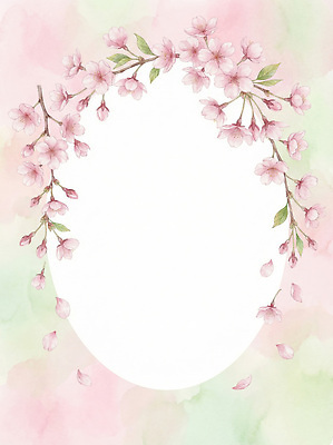 JPG 디자인 공원 꽃잎 꽃 예술 컬러 백그라운드 일러스트 자연 수채화 프레임 미술 장식 연필 물감 봄 벚꽃 조경 뷰티풀 국내일러스트 AI일러스트 AI콘텐츠 식물 계절 공공시설 문화예술 학용품 필기구 미술도구 생태계 파일형식