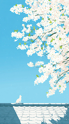 식물 계절 꽃 컬러 포유류 모션 휴식 라이프 반려동물 생태계 파일형식 벚꽃 나무 고양이 하늘 파란색 자연 봄 일상 앉기 풍경 동물 수목 꽃잎 감상 잎 촬영 산책 JPG 국내일러스트 일러스트