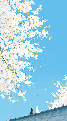 JPG 나무 동물 공원 꽃잎 길 꽃밭 일러스트 자연 하늘 바람 날씨 거리 따뜻함 풍경 소풍 고양이 봄 벚꽃 놀기 국내일러스트 AI일러스트 AI콘텐츠 자연요소 식물 계절 공공시설 꽃 포유류 모션 반려동물 야외활동 생태계 파일형식