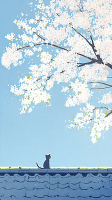 JPG 나무 응시 공원 꽃 일러스트 자연 하늘 거리 앉기 풍경 야외 일상 파란색 소풍 맑음 고양이 봄 벚꽃 기둥 즐거움 국내일러스트 AI일러스트 AI콘텐츠 식물 시선 계절 공공시설 건축 감정 컬러 포유류 모션 날씨 라이프 반려동물 야외활동 생태계 파일형식