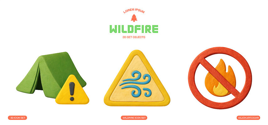 PSD 편집이미지 모션 자연 텐트 경고 안전 야외 여름 세트 캠핑 장비 표지판 야영용품 편집3D 계절 생활용품 레저 알림판 캠핑도구 3D 생태계 파일형식