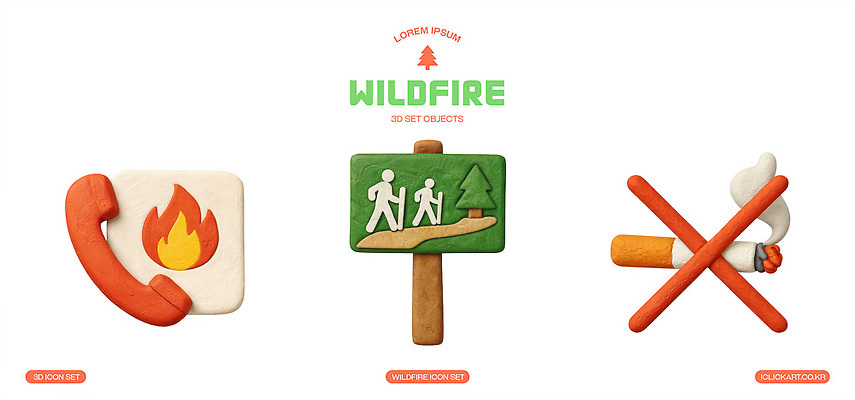 PSD 나무 편집이미지 도로 지도 불 안내 경고 안전 사람 숲 위험 화재 통화 대피 연락 편집3D 자연요소 식물 길 컨셉 교통시설 모션 3D 사건 파일형식