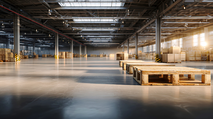 JPG 편집이미지 산업 창문 바닥 실내 그림자 햇빛 공간 작업 창고 오브젝트 저장 물류 편집실사 AI포토 AI콘텐츠 내부 태양 CG 파일형식