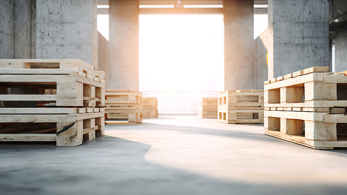 JPG 나무 편집이미지 산업 바닥 내부 빛 공간 작업 팔레트 구조물 창고 오브젝트 장면 정리 물류 콘크리트 편집실사 AI포토 AI콘텐츠 식물 건축 CG 파일형식