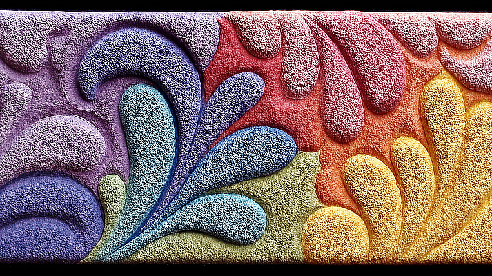 JPG 편집이미지 문양 디자인 예술 컬러 패턴 곡선 장식 빨간색 파란색 노란색 보라색 질감 판 생김새 평면 이미지편집 AI컴퓨터그래픽 AI콘텐츠 선 무늬 파일형식