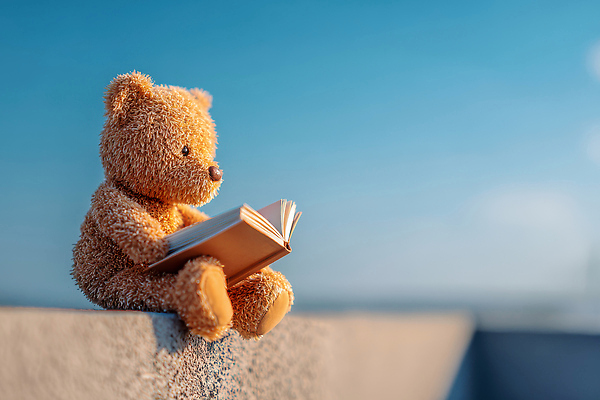 자연요소 인형 컨셉 모션 날씨 사람 라이프 감각 CG 파일형식 곰인형 책 읽기 바닥 하늘 조명 바람 편안함 포즈 집중 오브젝트 일상 어린이 장난감 편집실사 JPG 편집이미지