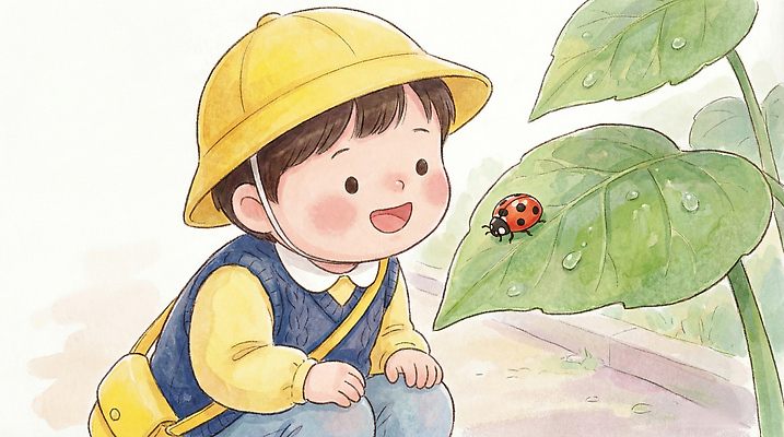 JPG 공원 어린이 곤충 잎 일러스트 모션 자연 웃음 초원 일상 친구 소풍 유치원 유치원생 관찰 체험학습 놀이터 즐거움 호기심 무당벌레 유치원복 발견 국내일러스트 식물 동물 옷 공공시설 교육 감정 컨셉 관계 놀이 표정 사람 라이프 야외활동 체험 생태계 파일형식