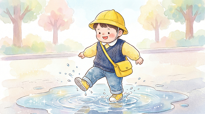 JPG 나무 캐릭터 교복 길 어린이 신발 일러스트 놀이 하늘 양말 물 유치원 유치원생 체험학습 즐거움 호기심 그림 웅덩이 장면 유치원복 성격 액션 국내일러스트 AI일러스트 AI콘텐츠 자연요소 식물 옷 교육 감정 컨셉 사람 체험 파일형식