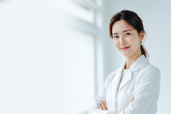 JPG 편집이미지 여자 의학 건강 밝음 병원 미소 치료 깨끗함 진료 환자 의사 준비 전문 의료성형뷰티 편집실사 AI인물포토 AI콘텐츠 컨셉 표정 사람 의료진 CG 파일형식 AI포토