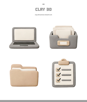 PSD 편집이미지 디자인 비즈니스 재료 아이디어 노트북 세트 사무실 사무용품 작업 공예 오브젝트 문서 점토 체크리스트 파일함 편집3D 컨셉 문구용품 취미 전자제품 3D 파일형식