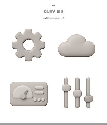 PSD 편집이미지 디자인 비즈니스 그래픽 세트 3D 도구 점토 기어 계기판 소프트웨어 편집3D 디지털합성 파일형식