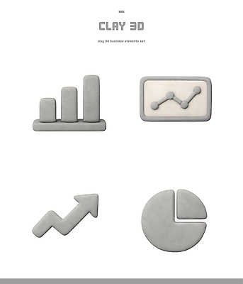 PSD 모델 편집이미지 디자인 화살표 비즈니스 통계 그래프 자료 정보 표현 원형 점토 서류판 편집3D 도형 3D 사무용품 파일형식