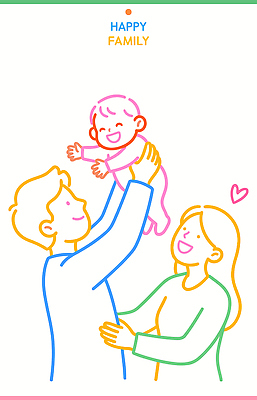 여자 남자 행복 감정 어린이 라인일러스트 일러스트 가족 모션 포옹 놀이 함께함 사랑 웃음 부모 기쁨 아기 크기 연령 순간 국내일러스트 AI파일 컨셉 관계 안기 표정 사람 파일형식 벡터